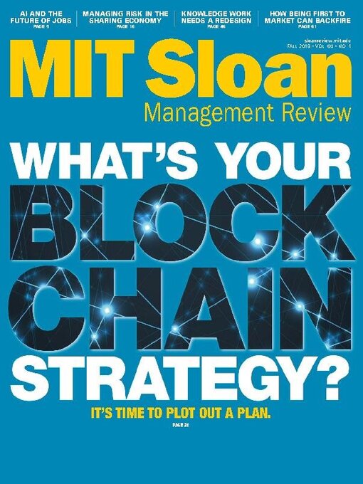 Cover image for MIT Sloan Management Review